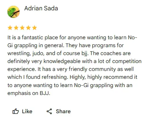 Adult BJJ Classes