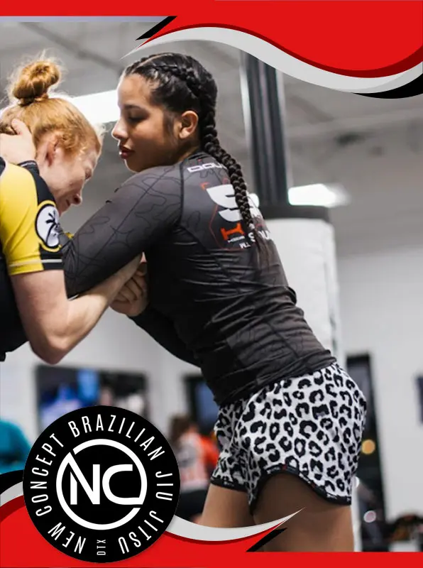 women training their martial arts techniques